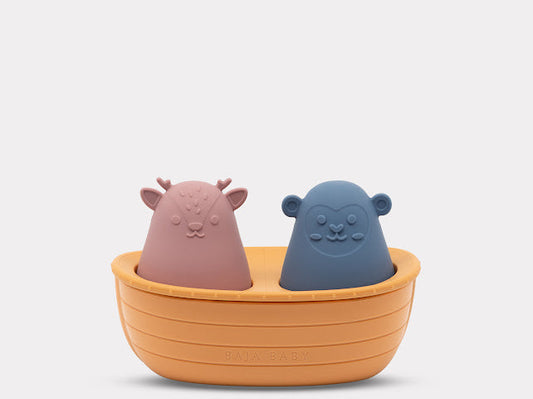 Float Boat and Animal Set- Golden