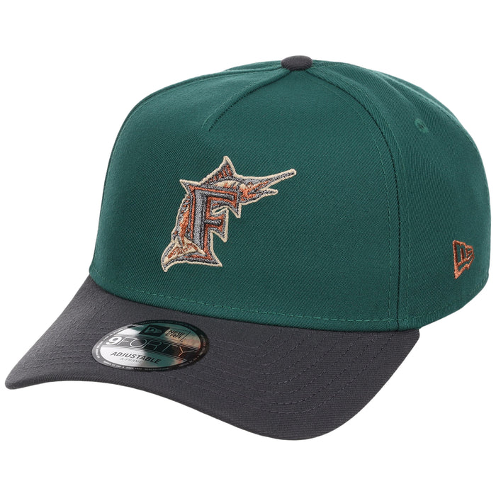 Florida Marlins MLB Emerald Graphite New Era 9FORTY
