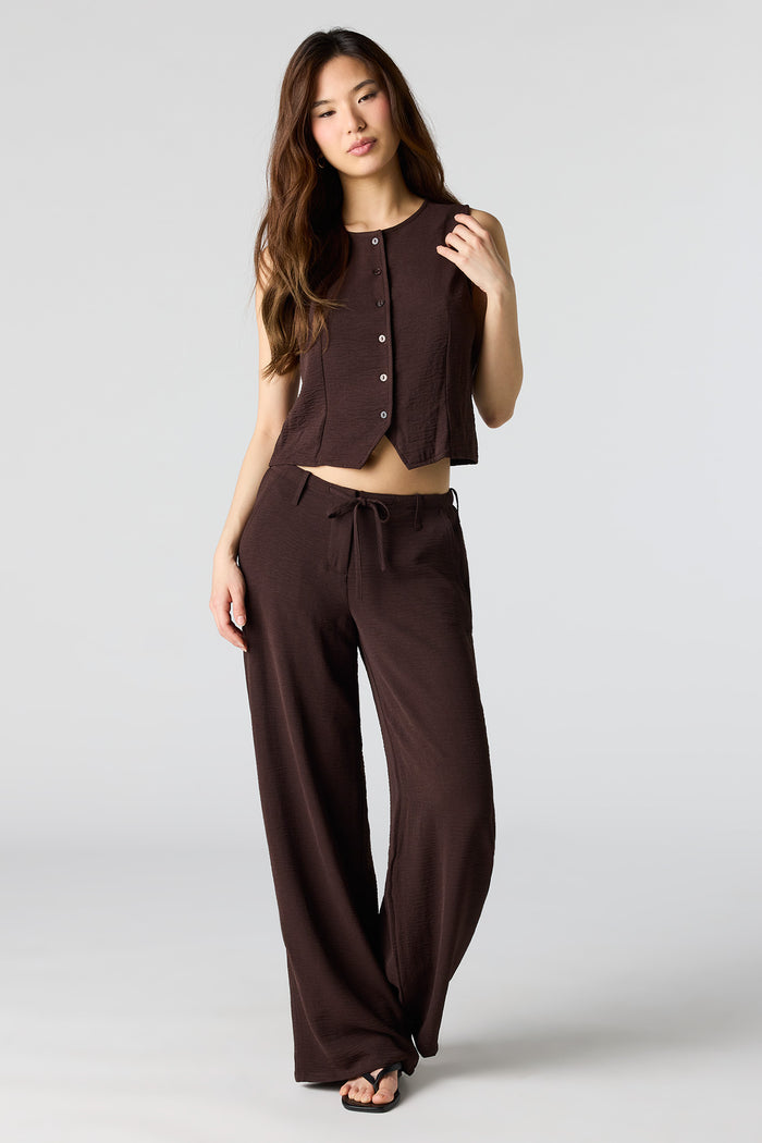 Flowy Button-Up Vest