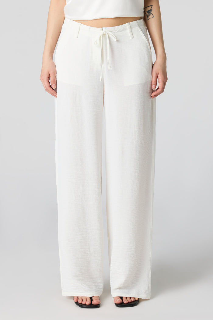 Flowy Drawstring Dress Pant