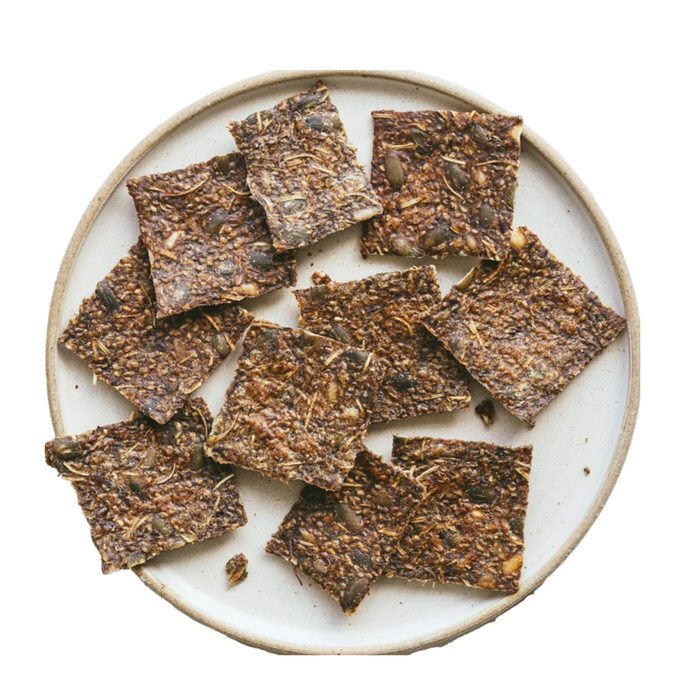 Foodhak Rosemary Garlic Protein Crackers 100g