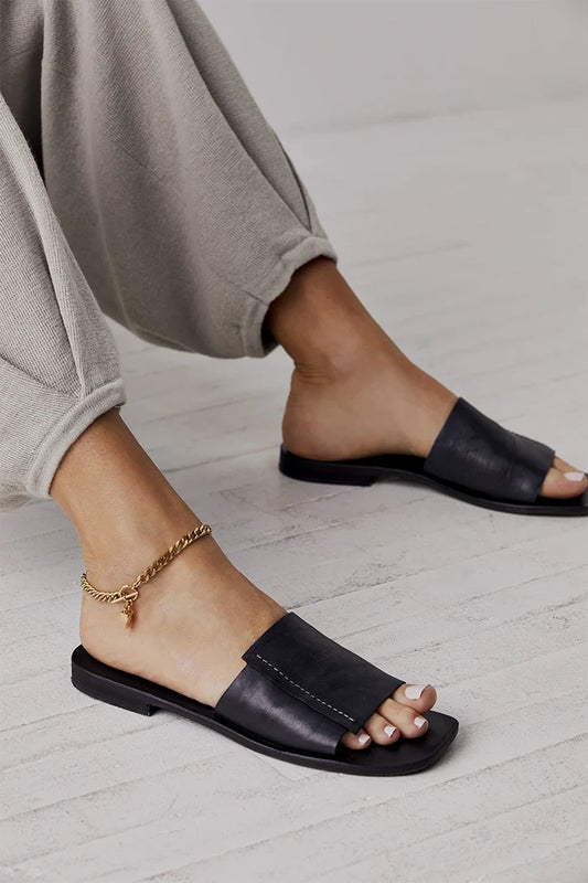 Free People - Verona Slide Sandal (Black)