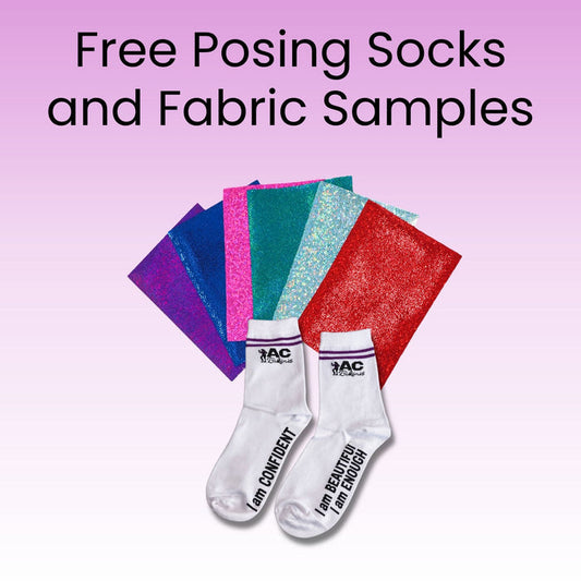 Free Socks and Fabric Samples Bundle  Angel Competition BikinisThe best NPC Competition Suits for the Bikini Division, Fit Model Division Suits, and bodybuilding suits.