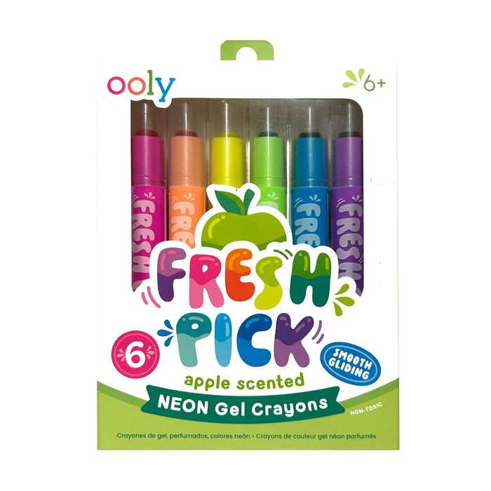 Fresh Pick Apple Scented Gel Crayons - Olita Gifts & Goods