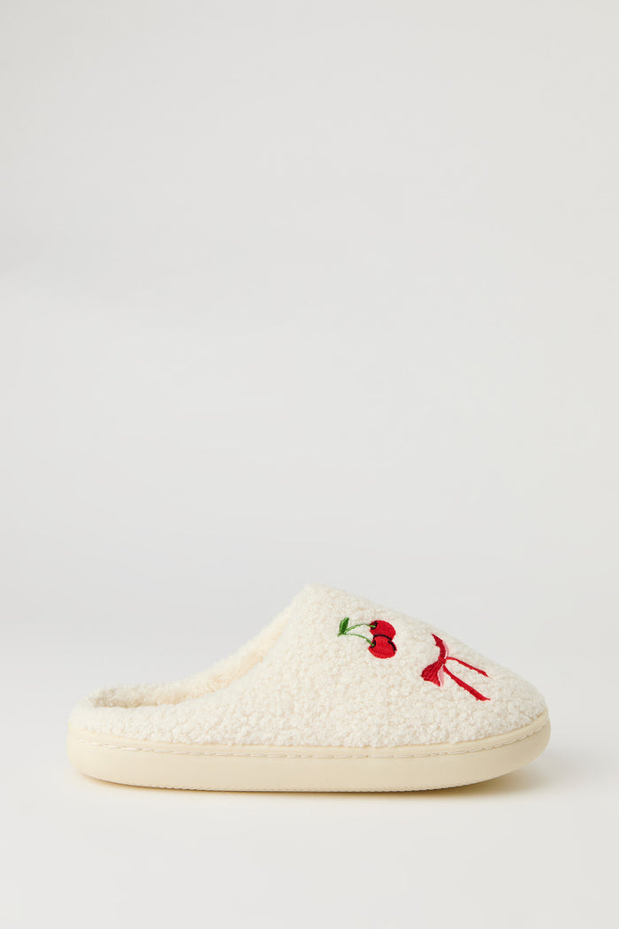 Fruit Sherpa Slippers