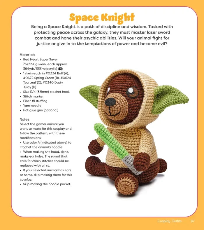 Geeky Amigurumi: Cute Gamer & Cosplay Critters to Crochet by Ashli Hayes