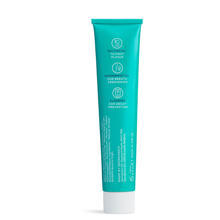 Georganics Toothpaste with Hydroxyapatite Fresh Mint with Fluoride 75ml