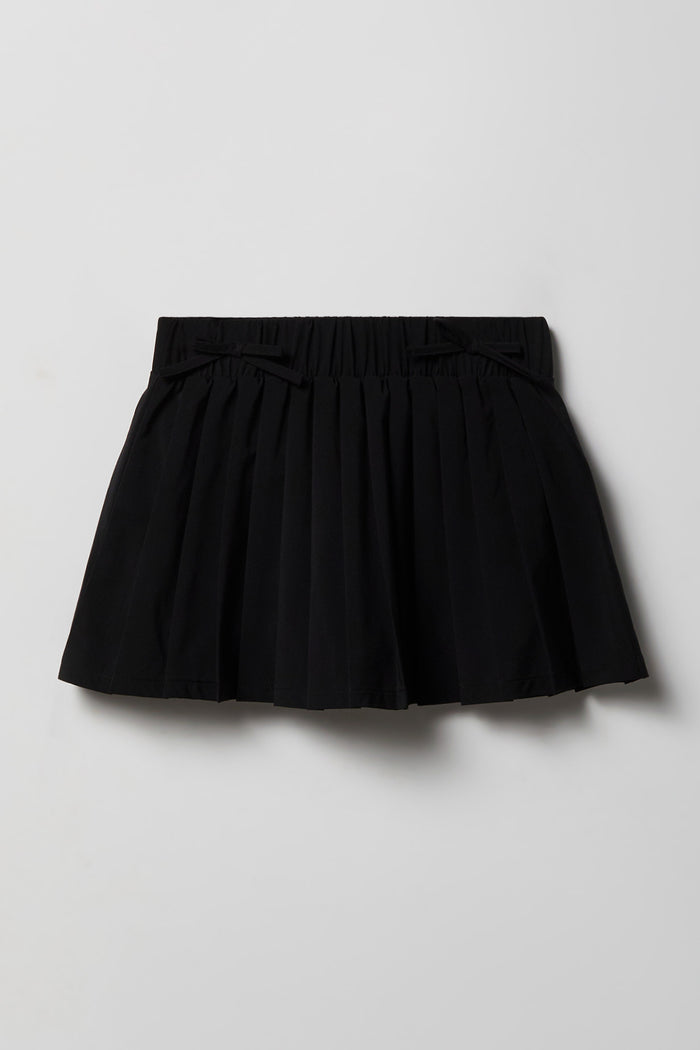 Girls Active Bow Pleated Skort