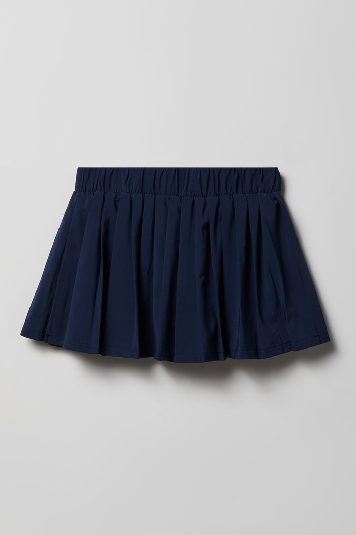 Girls Active Bow Pleated Skort