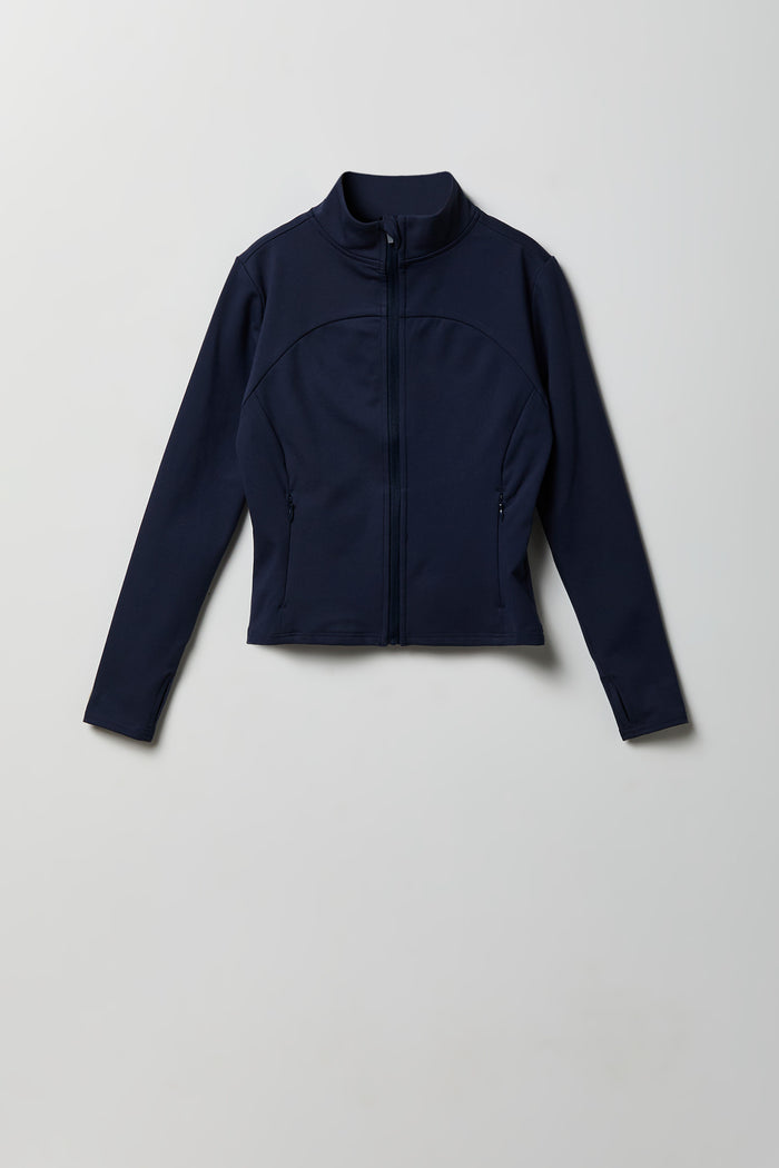 Girls Active Zip-Up Jacket