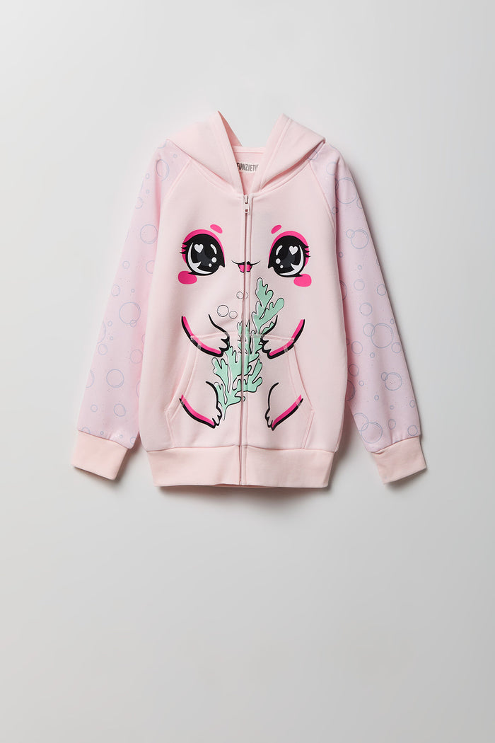 Girls Axolotl 3D Character Hoodie