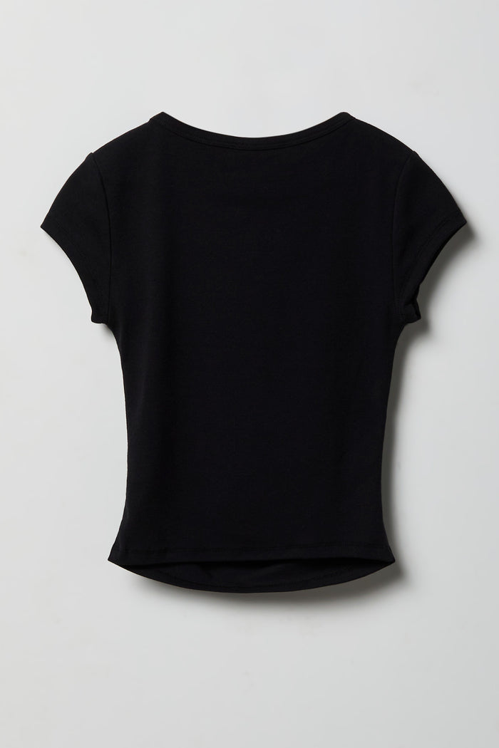 Girls Cinched Side T-Shirt