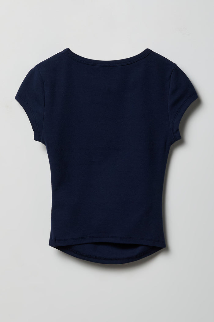 Girls Cinched Side T-Shirt