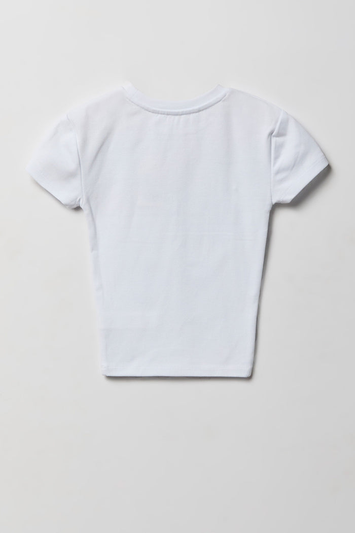 Girls Embellished Graphic T-Shirt