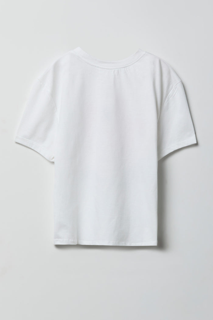 Girls Floral Graphic T-Shirt