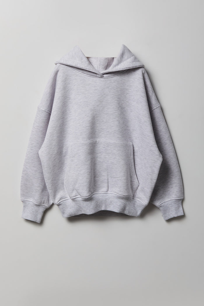 Girls Luxe Fleece Boxy Hoodie