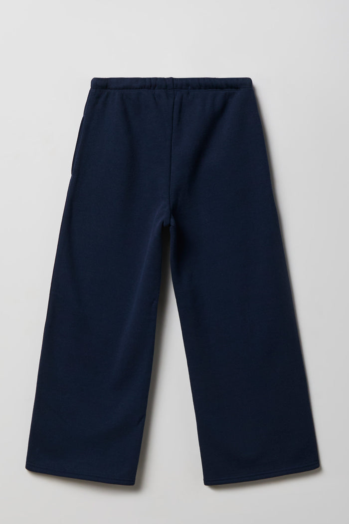 Girls Luxe Fleece Wide Leg Sweatpant