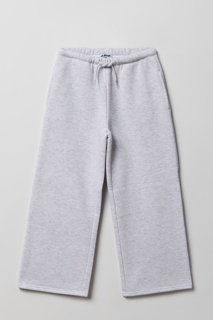 Girls Luxe Fleece Wide Leg Sweatpant
