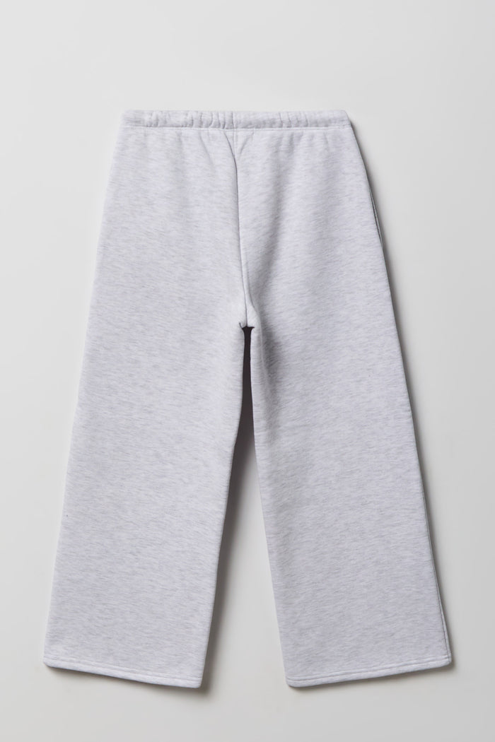 Girls Luxe Fleece Wide Leg Sweatpant