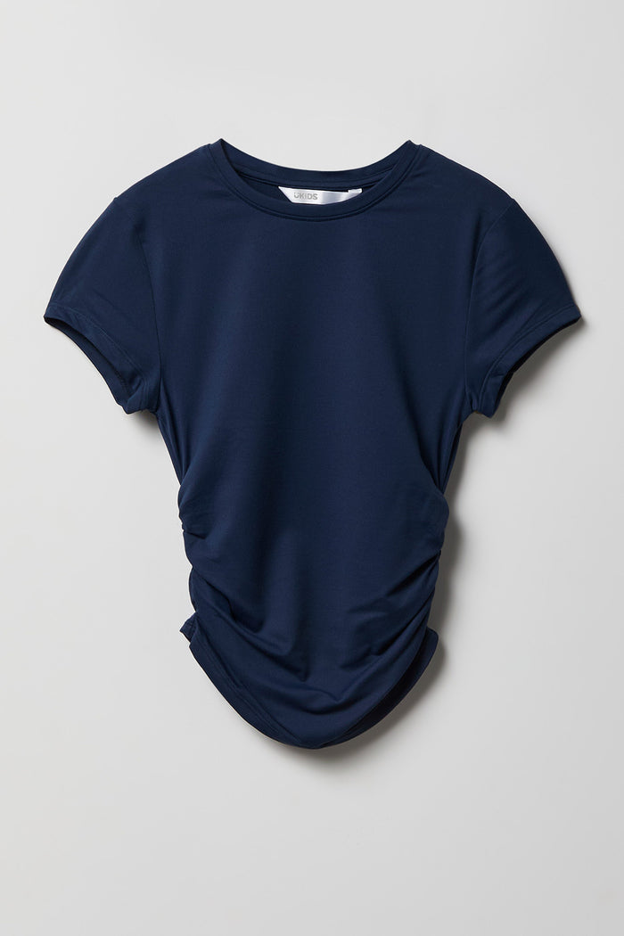 Girls Luxe Heavy Contour Cinched T-Shirt