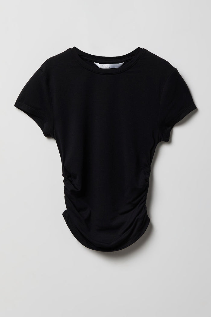 Girls Luxe Heavy Contour Cinched T-Shirt