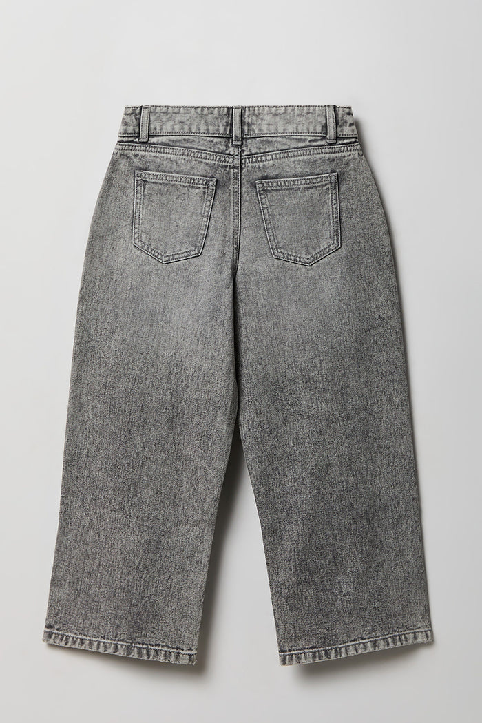 Girls Mid Rise Super Baggy Jean