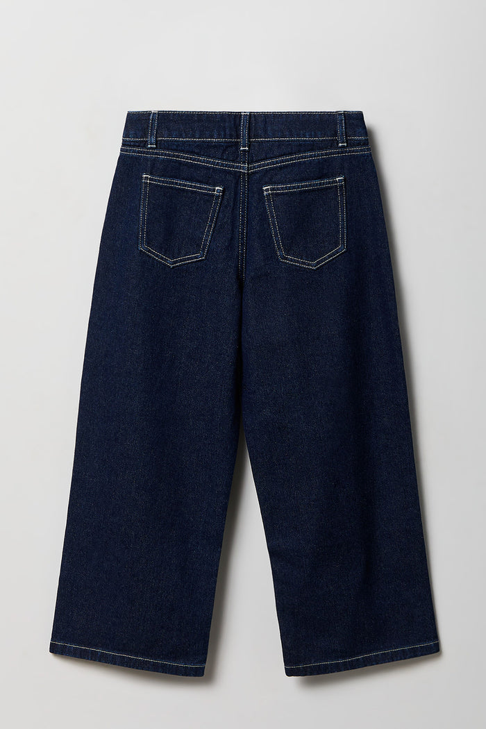 Girls Mid Rise Super Baggy Jean