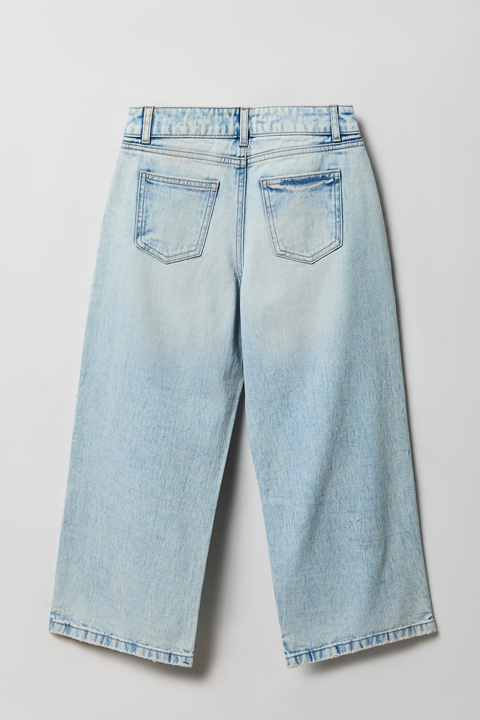 Girls Mid Rise Super Baggy Jean