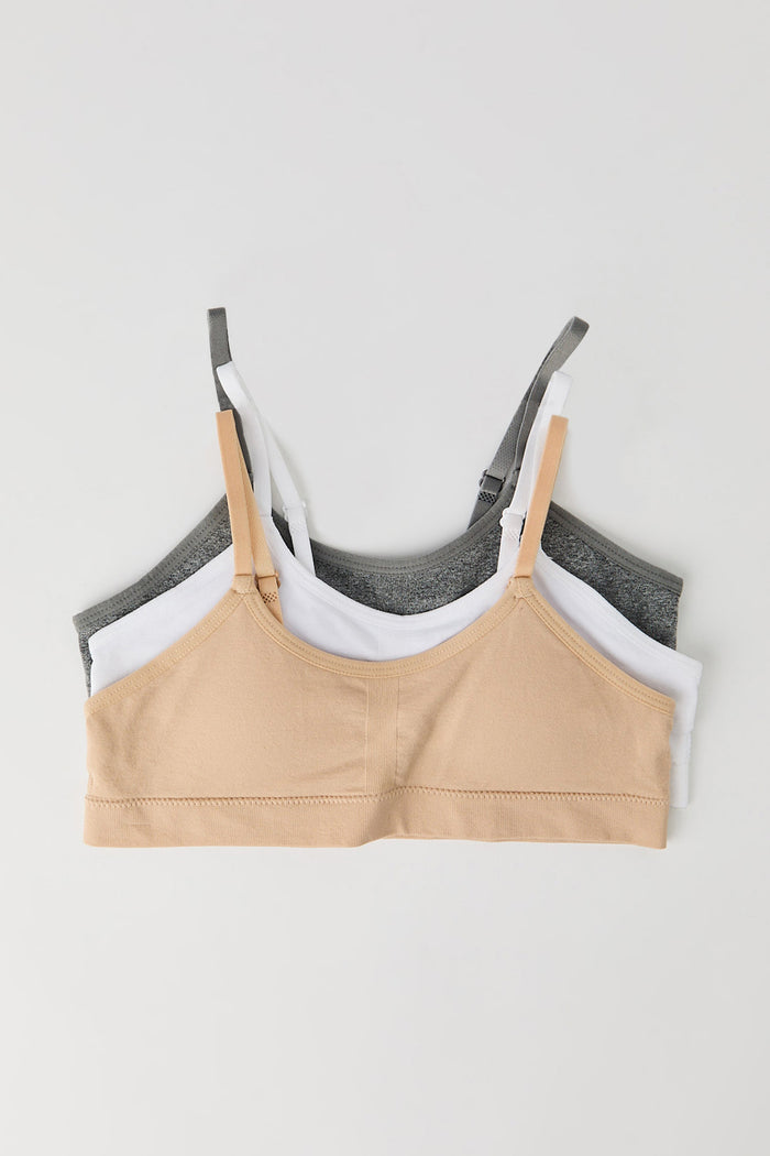 Girls Seamless Bralette (3 Pack)