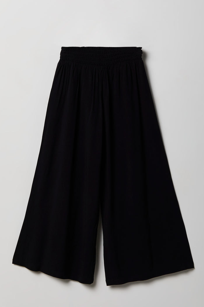 Girls Smocked Waist Palazzo Pant