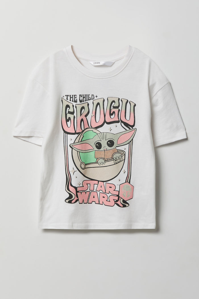 Girls Star Wars Grogu Graphic T-Shirt