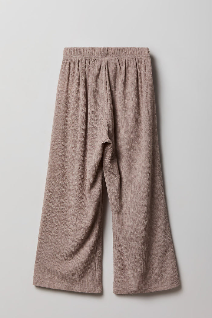 Girls Textured Tank & Pant Set