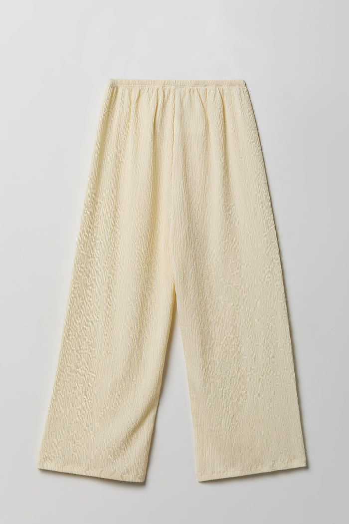 Girls Textured Top & Pant Set