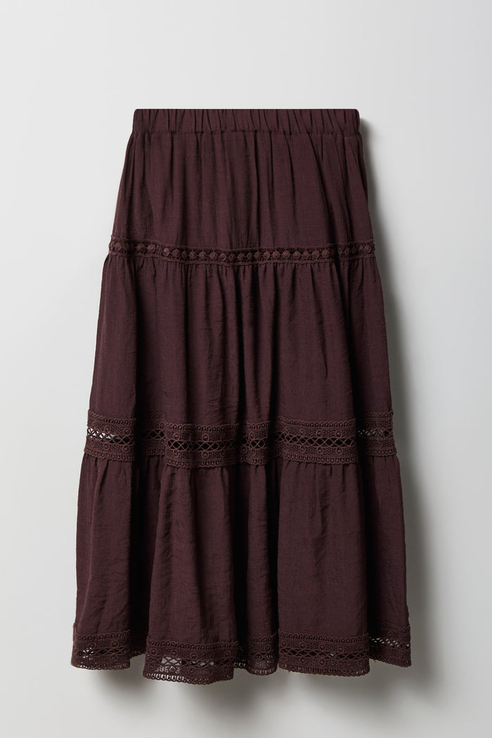 Girls Tiered Maxi Skirt