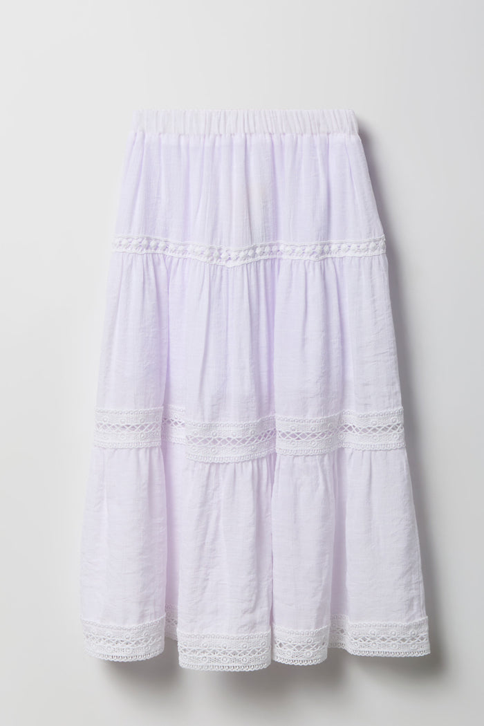 Girls Tiered Maxi Skirt