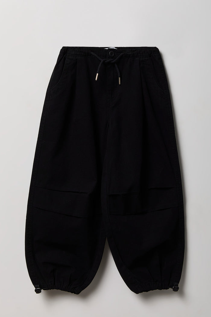 Girls Toggled Parachute Canvas Pant