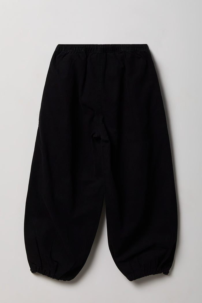 Girls Toggled Parachute Canvas Pant