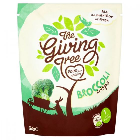 Giving Tree Vacuum Fried Broccoli Crisps 36g