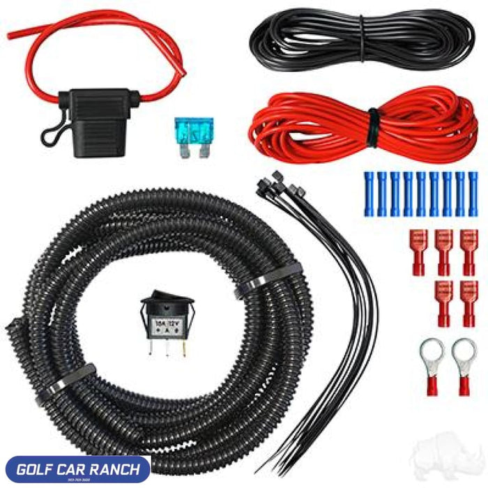 LGT-791 WIRING KIT, LED UTILITY W/TOGGLE SWITCH   &  12' WIRE