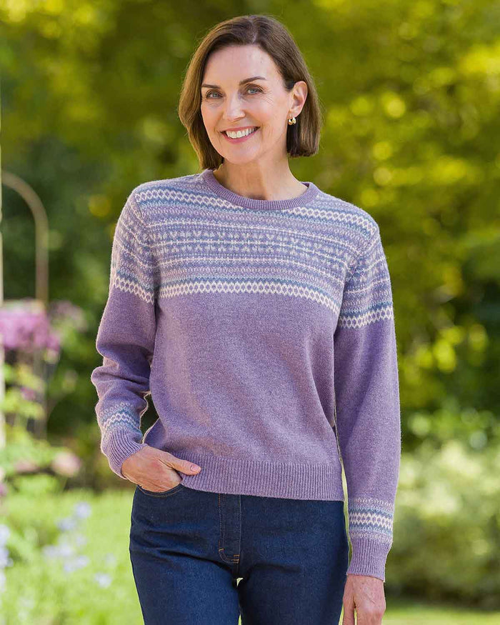 Grace Lambswool Fairisle Jumper - Country Collection