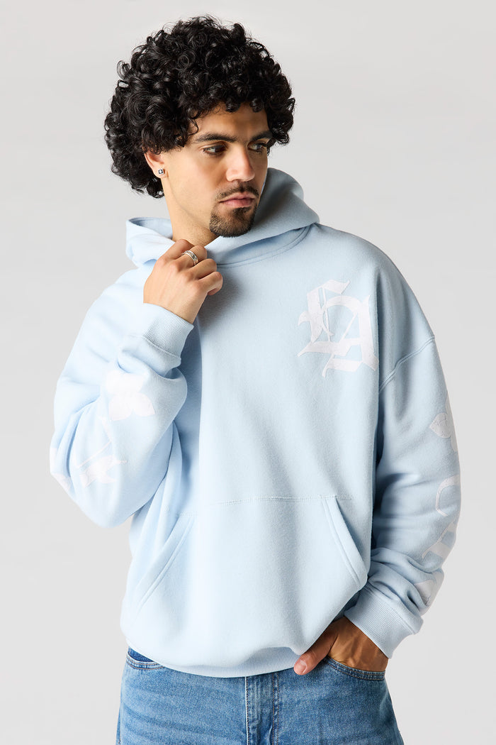 Graphic Fleece Baggy Hoodie