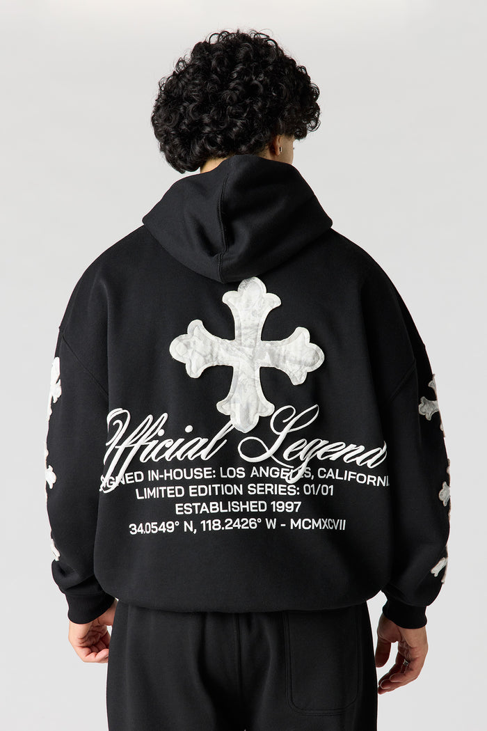 Graphic Fleece Baggy Hoodie