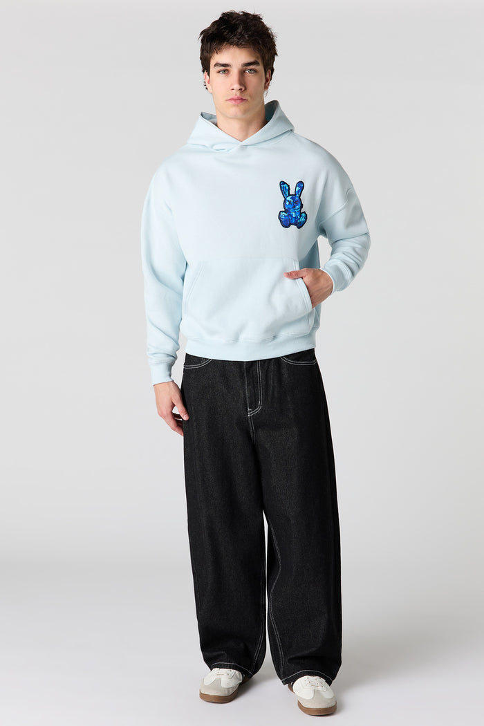 Graphic Fleece Boxy Hoodie