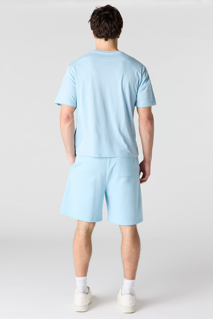Graphic Fleece Short