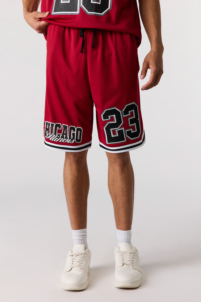 Graphic Mesh Short