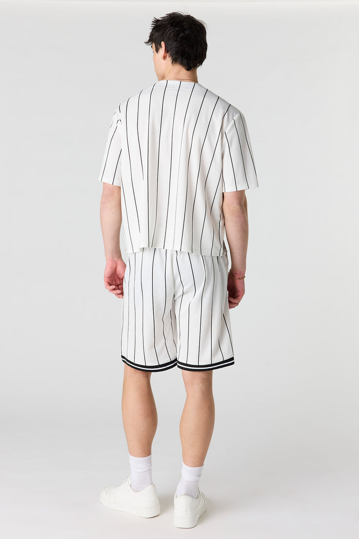 Graphic Mesh Short