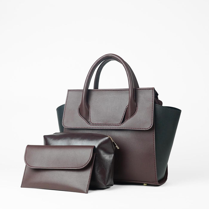Greek set of 3 Bag maroon & black - astorebags.pk