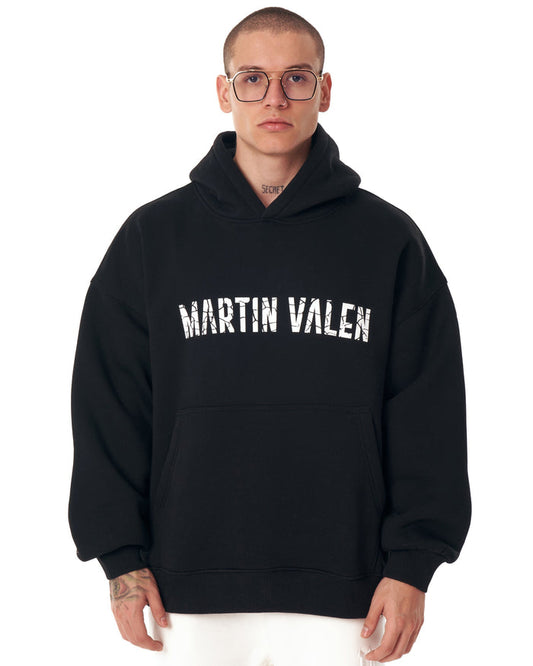 Grieto Martin Valen Designer Black Oversized Hoodie