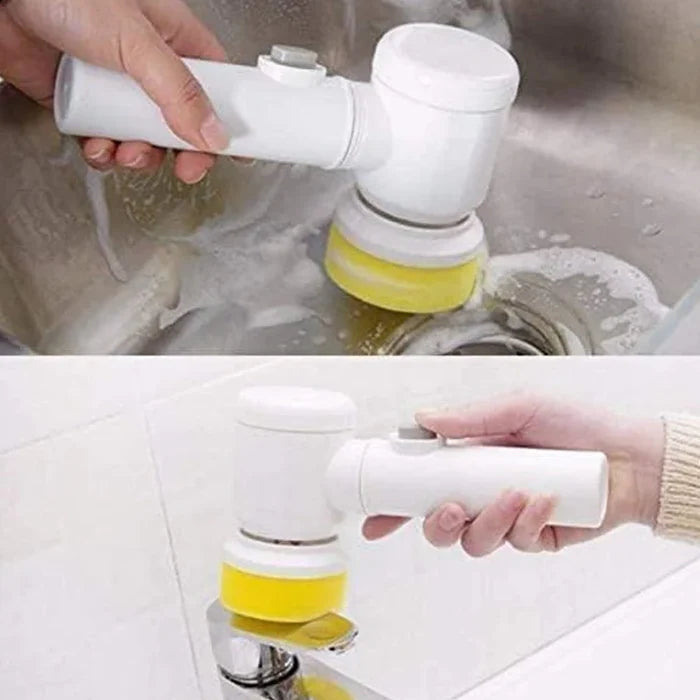Handheld Electric Cleaning Brush Scrubber - Multi-Purpose Cleaner