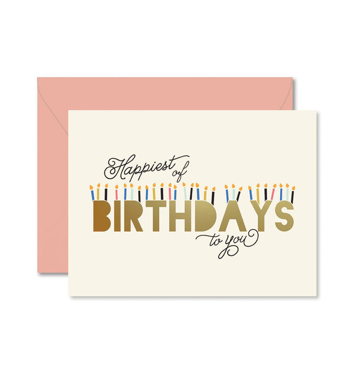 Happiest of Birthdays Coral - Olita Gifts & Goods